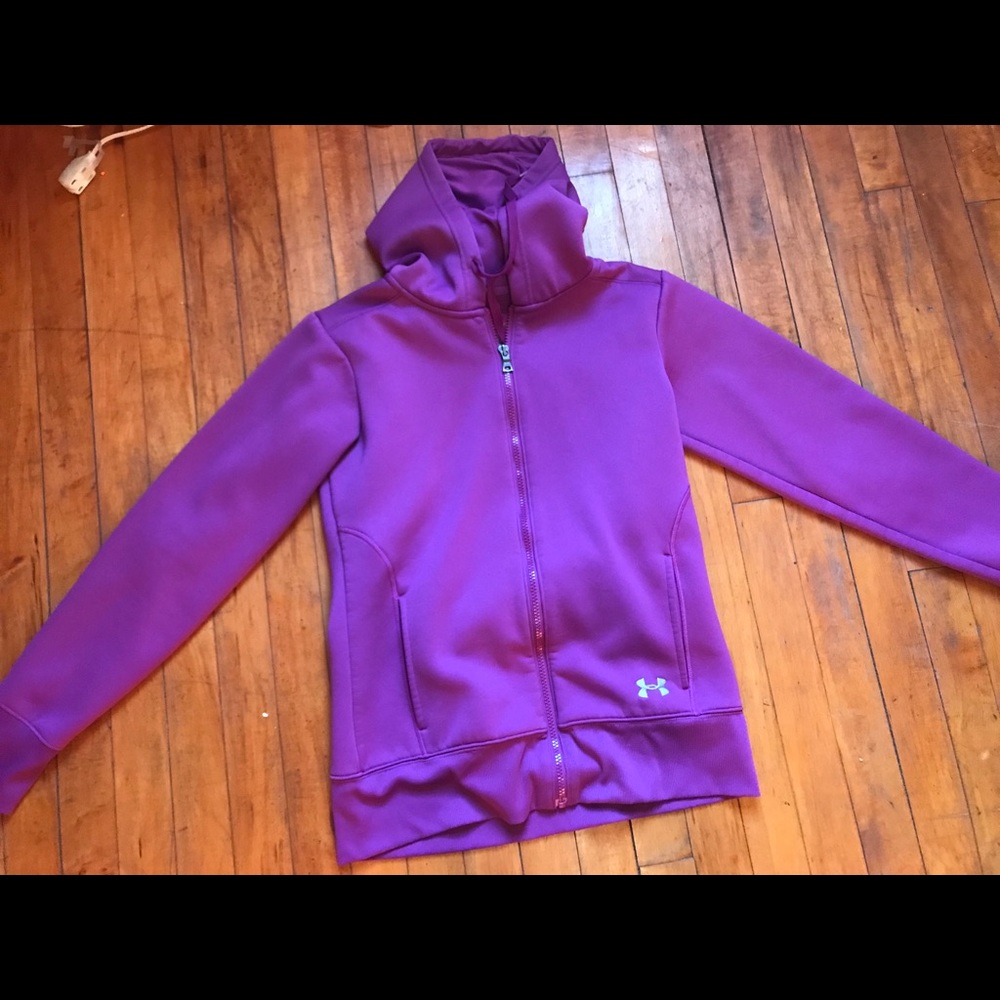 Purple light under armour jacket!
